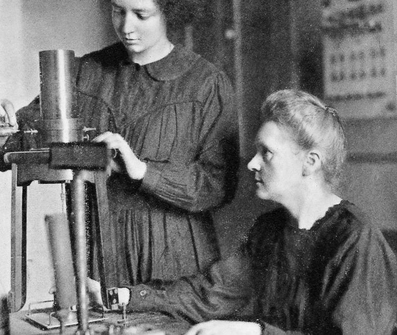 Irene y Marie Curie