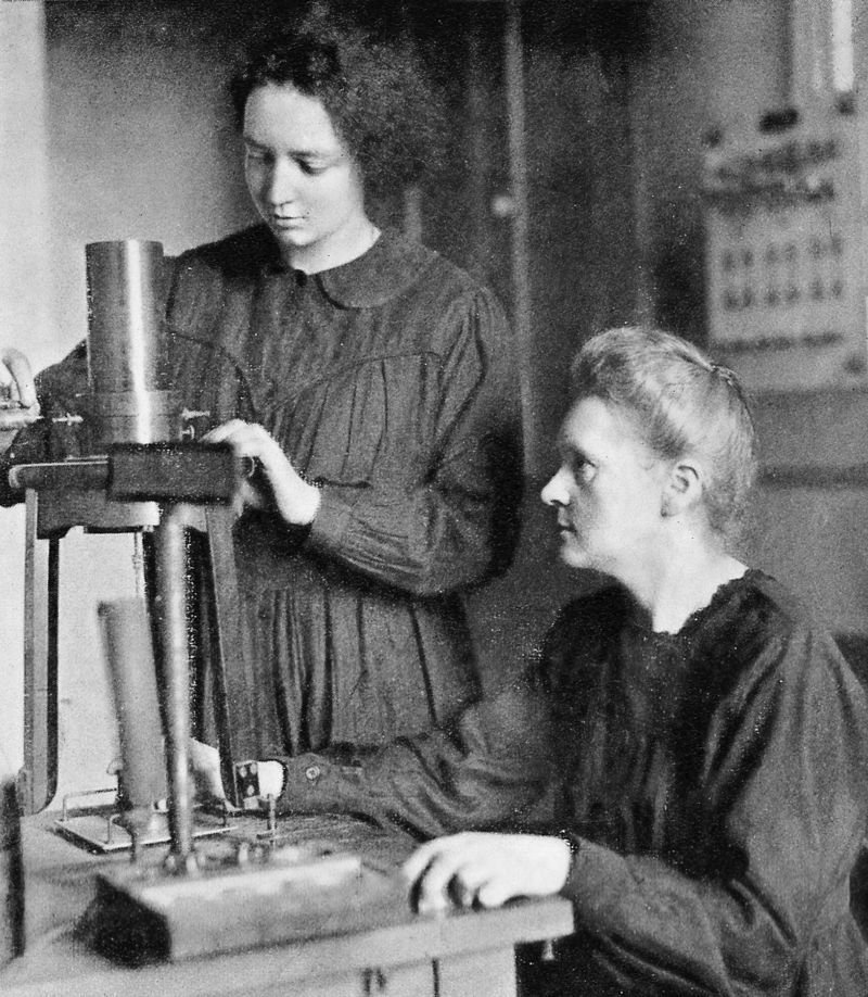 Irene y Marie Curie